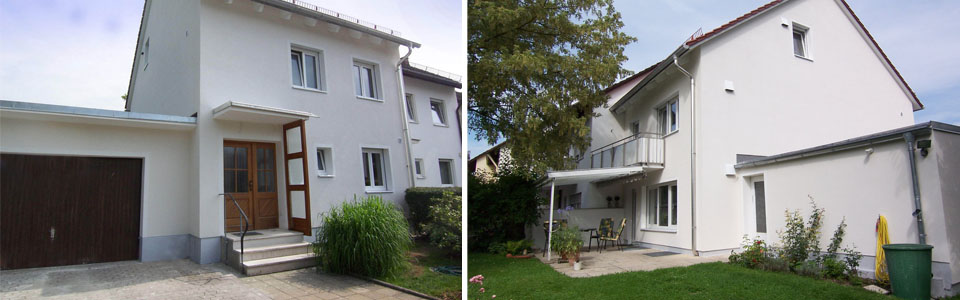 Sanierung REH Eching bei München – Energetische Sanierung Reihenendhaus in Eching