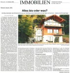 SZ-Artikel Ökohaus Steinebach – Neubau Ökohaus Steinebach