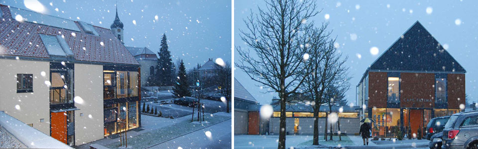 a0515 – Neubau Verlagsgebäude in Kisslegg-Immenried: Winterimpressionen beim Verlag Winterimpressionen beim Verlag – Neubau Verlagsgebäude in Kisslegg-Immenried