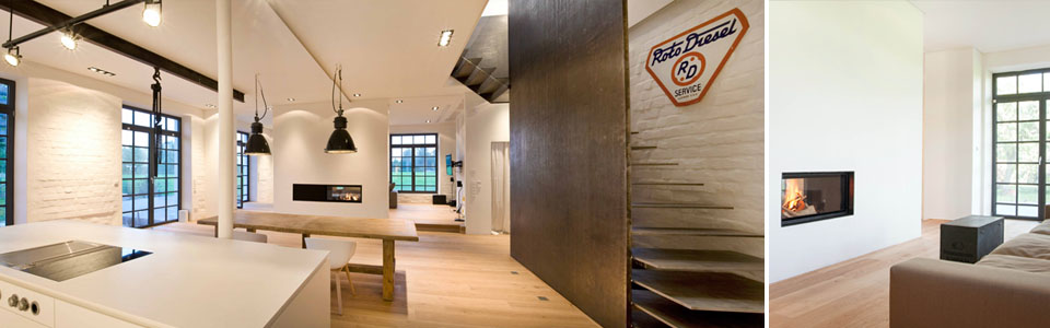 a1024 – Umnutzung Autowerkstatt zu Loft-Wohnung in Parsdorf: Ansichten großer Wohnraum im Erdgeschoss Ansichten großer Wohnraum im Erdgeschoss – Umnutzung Autowerkstatt zu Loft-Wohnung in Parsdorf