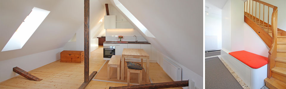 a1321 – Sanierung Einfamilienhaus in Pfullendorf: Dachausbau / Treppe mit Einbaumöbel Dachausbau / Treppe mit Einbaumöbel – Sanierung Einfamilienhaus in Pfullendorf