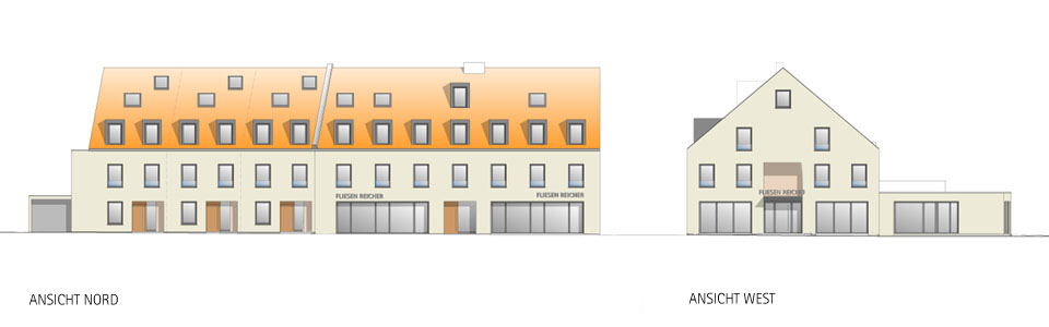 a1519 – Neubau Wohn- und Geschäftshaus in München-Trudering: Projektansicht 1 Neubau Wohn- und Geschäftshaus in München-Trudering