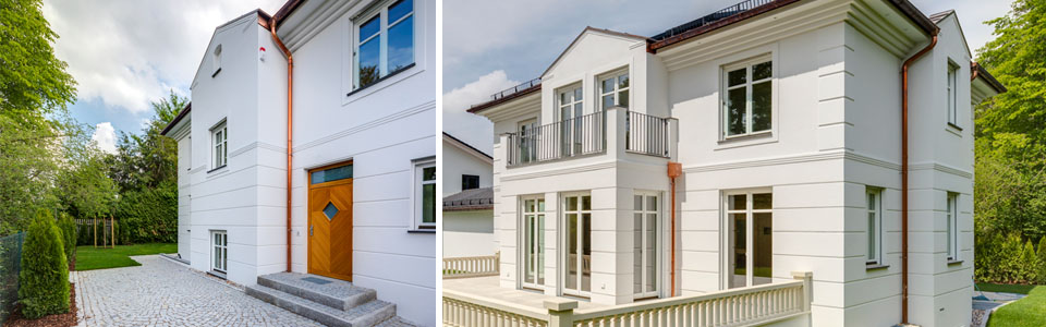 Außenansicht Villa Gauting – Neubau Einfamilienhaus in Gauting