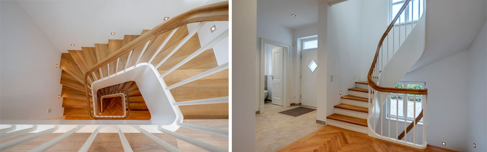 Treppe Villa Gauting – Neubau Einfamilienhaus in Gauting