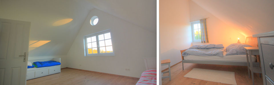 a1514 – Aufstockung und Sanierung Ferienhaus in Seestall: neue Schlafräume im DG neue Schlafräume im DG – Aufstockung und Sanierung Ferienhaus in Seestall