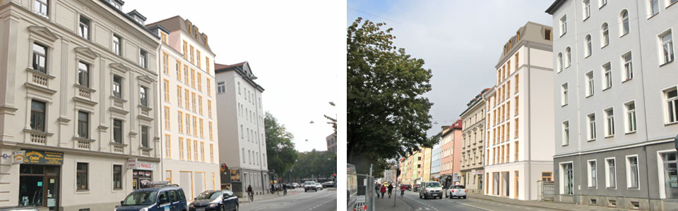 a1517 – Sanierung Mehrfamilienhaus im Münchner Schlachthofviertel: Visualisierung Aufstockung Visualisierung Aufstockung – Sanierung Mehrfamilienhaus im Münchner Schlachthofviertel