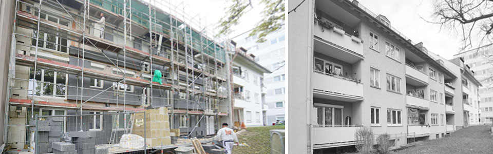 Sanierung und Aufstockung Mehrfamilienhaus München-Moosach